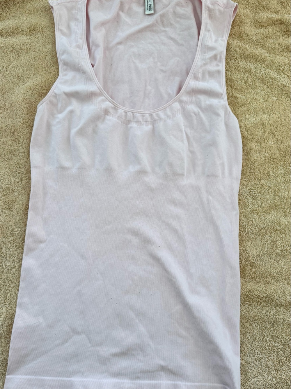 Light Pink Women's Scoop Neck Tank Top